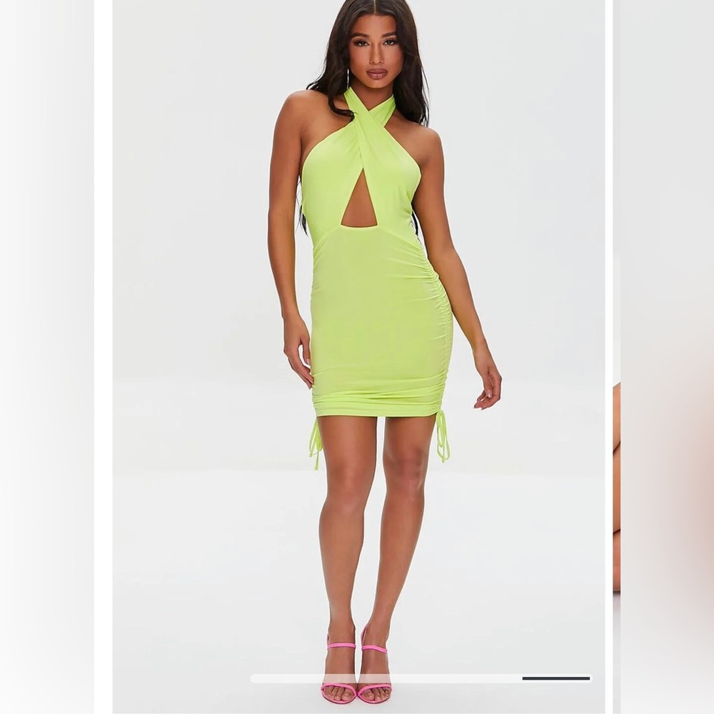 Forever 21 Woman’s Halter Bodycon Mini Dress Size XS NWT